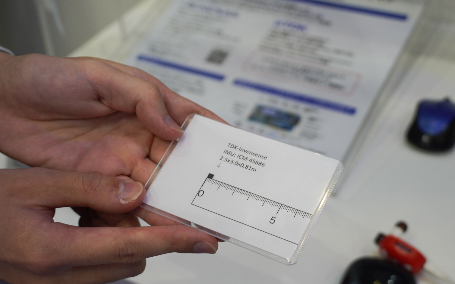 これは慣性計測のIMUセンサー