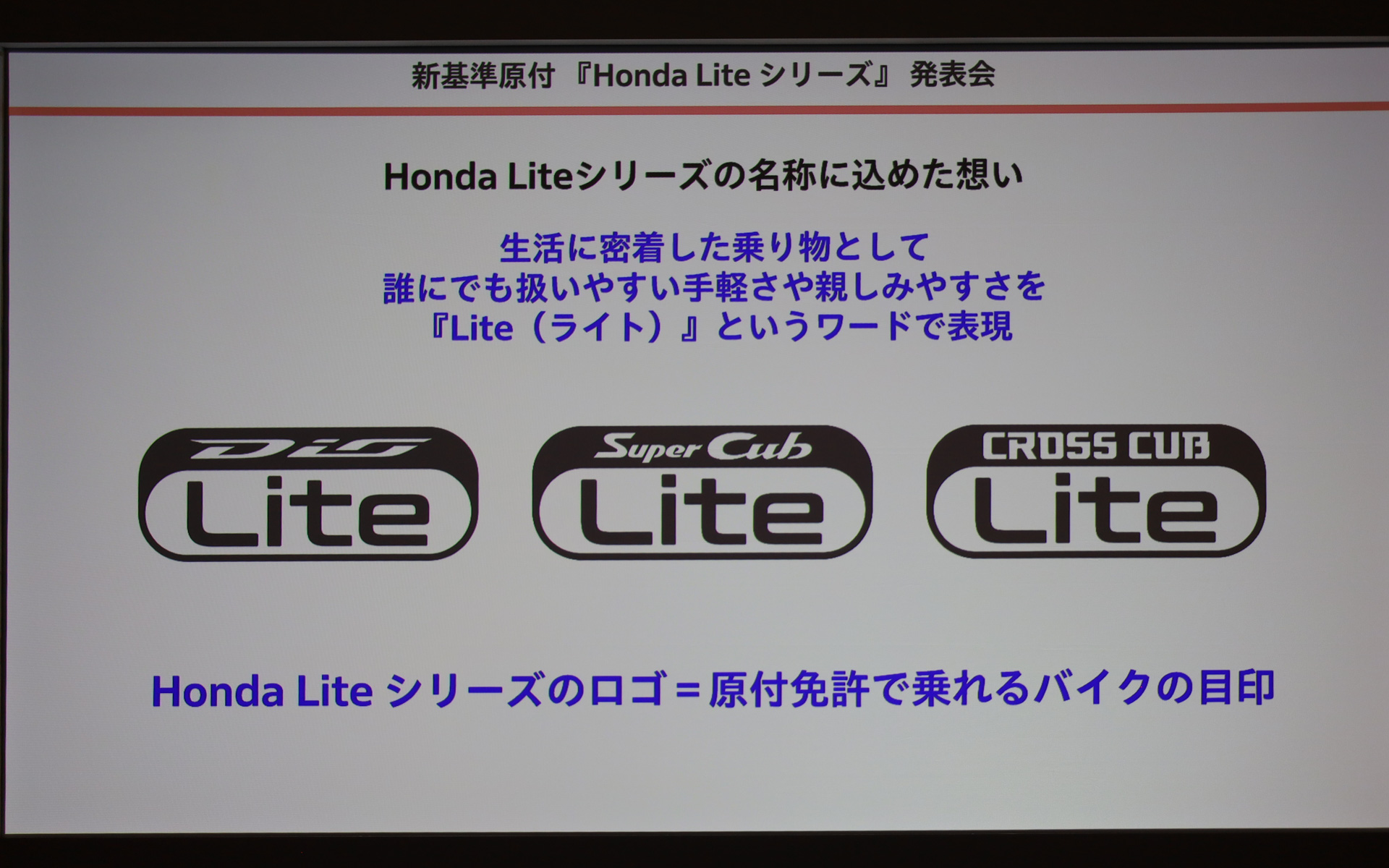 新基準原付導入に向けたホンダの取り組み