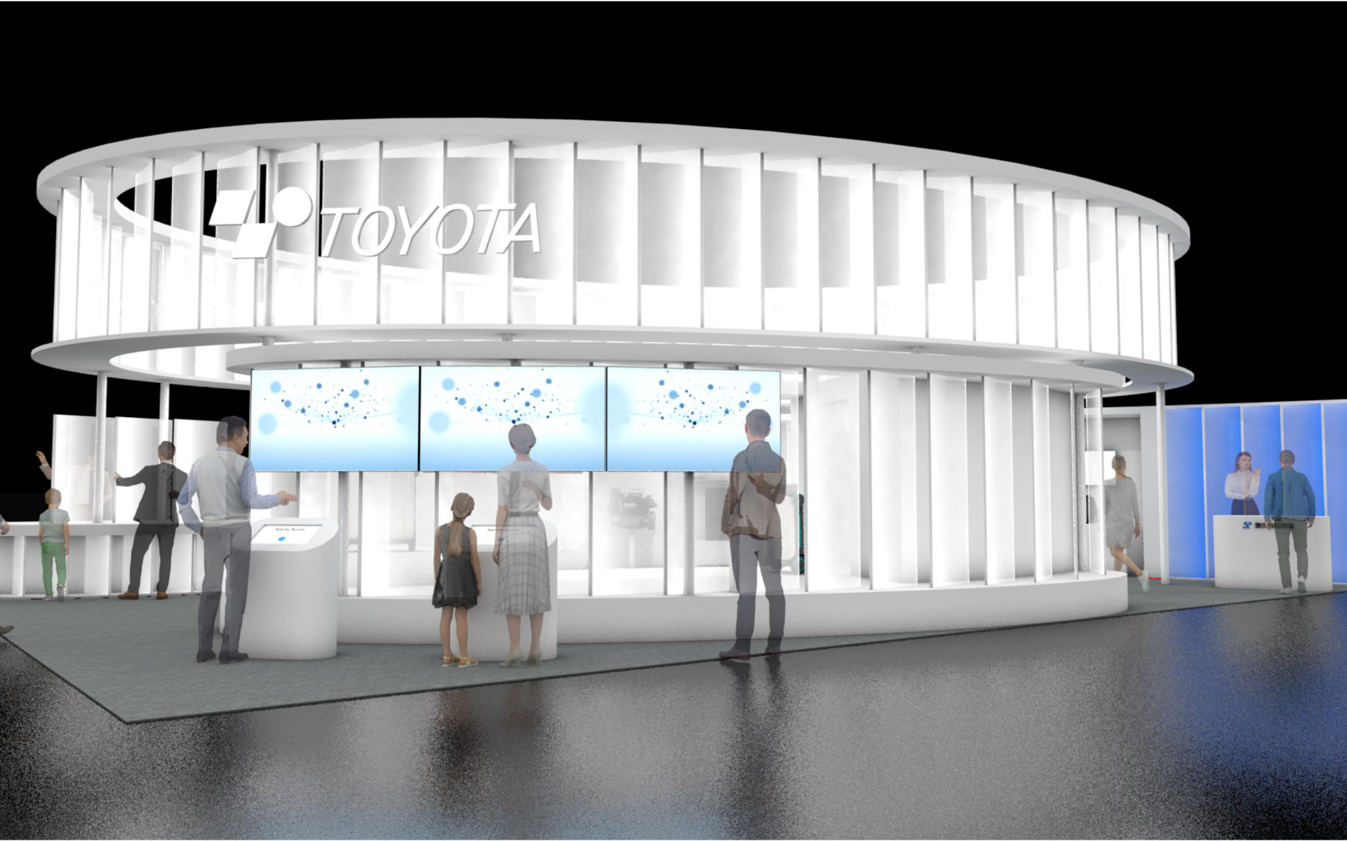 豊田自動織機のジャパンモビリティショー2025出展ブースイメージ