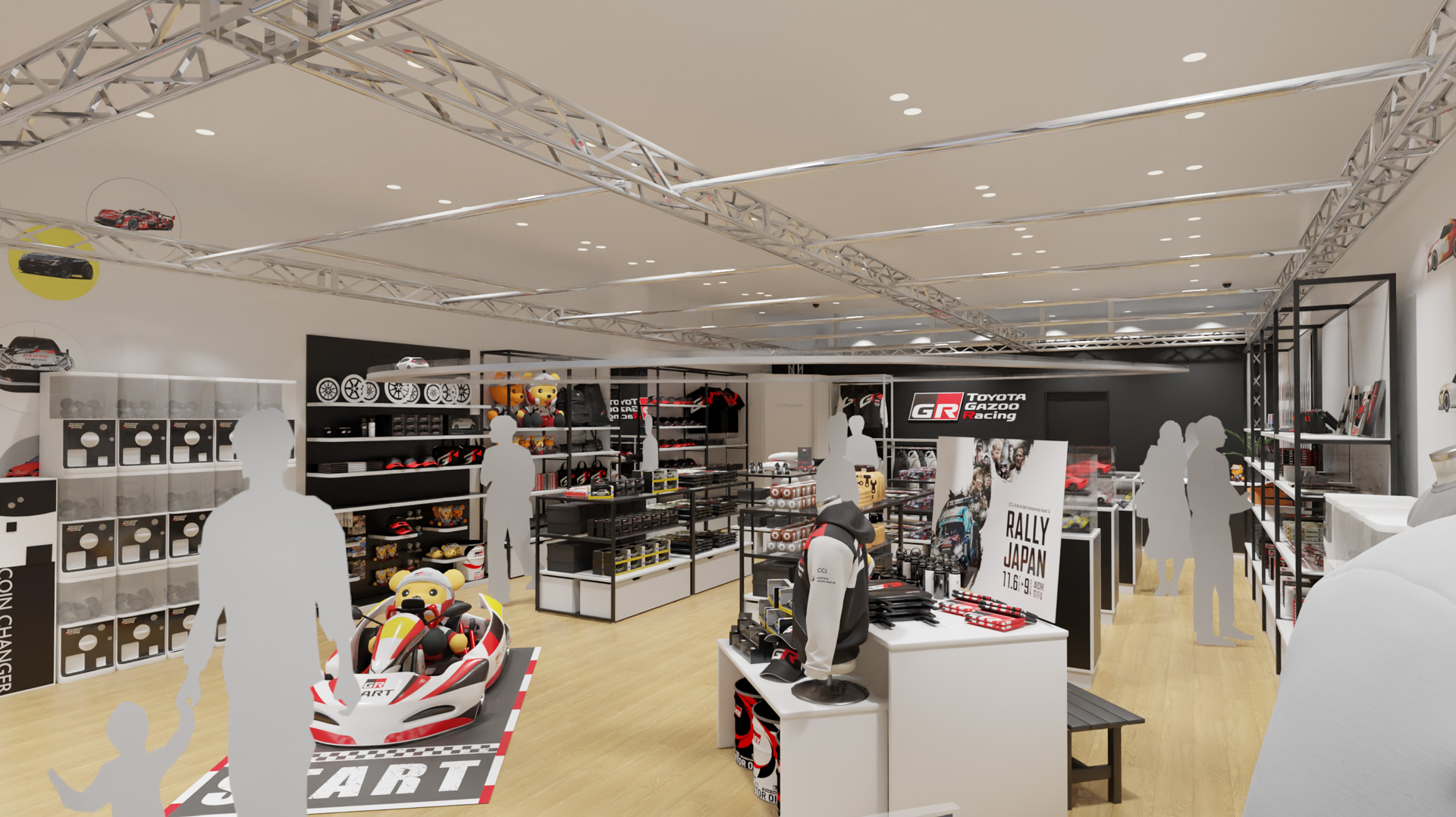 三井アウトレットパーク岡崎（愛知県）内に、11月4日オープン予定の「TOYOTA GAZOO Racing Store」