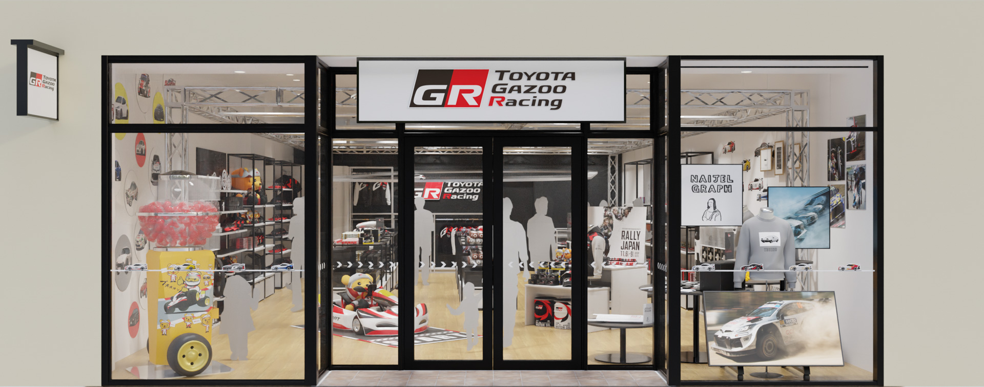 三井アウトレットパーク岡崎（愛知県）内に、11月4日オープン予定の「TOYOTA GAZOO Racing Store」