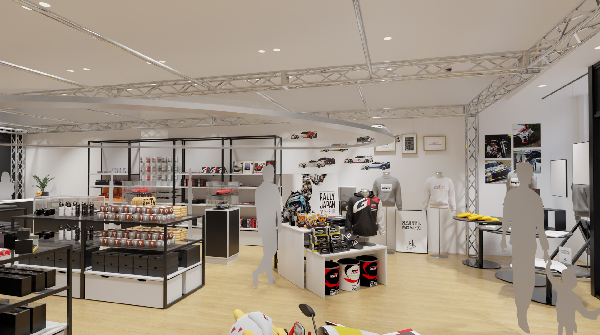 三井アウトレットパーク岡崎（愛知県）内に、11月4日オープン予定の「TOYOTA GAZOO Racing Store」