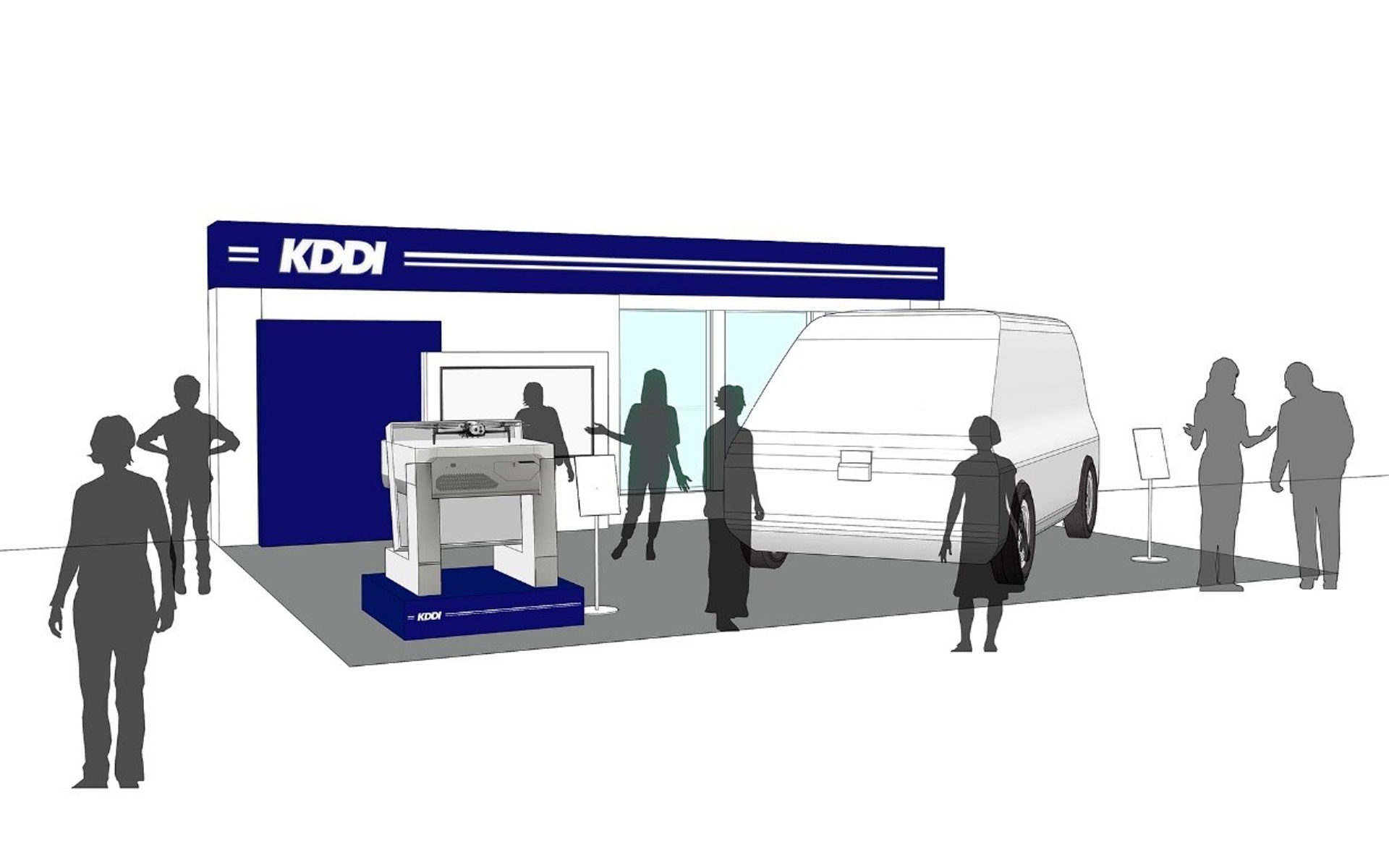 KDDIのブースイメージ