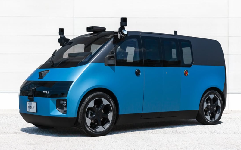 ティアフォー製の自動運転モビリティ