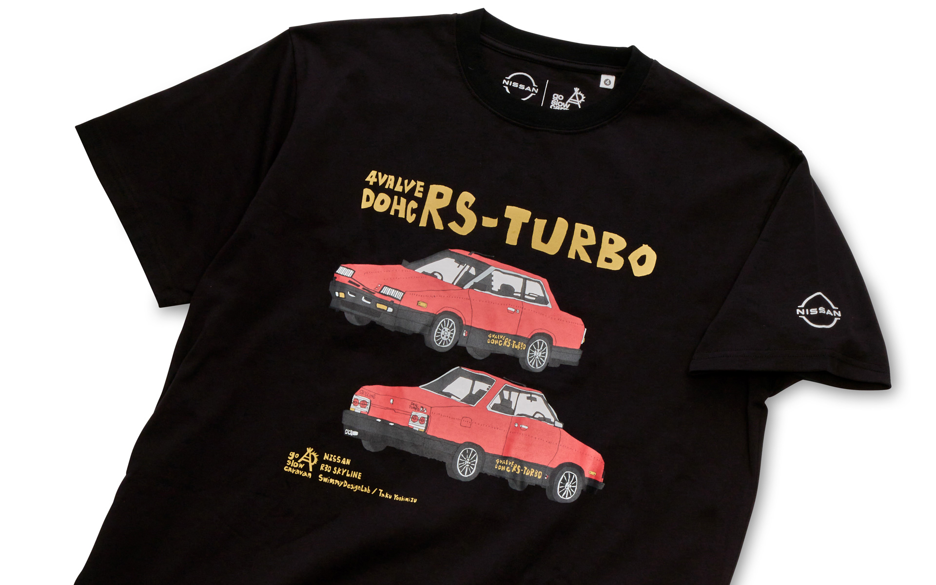 R30 スカイライン Tシャツ（ブラック）