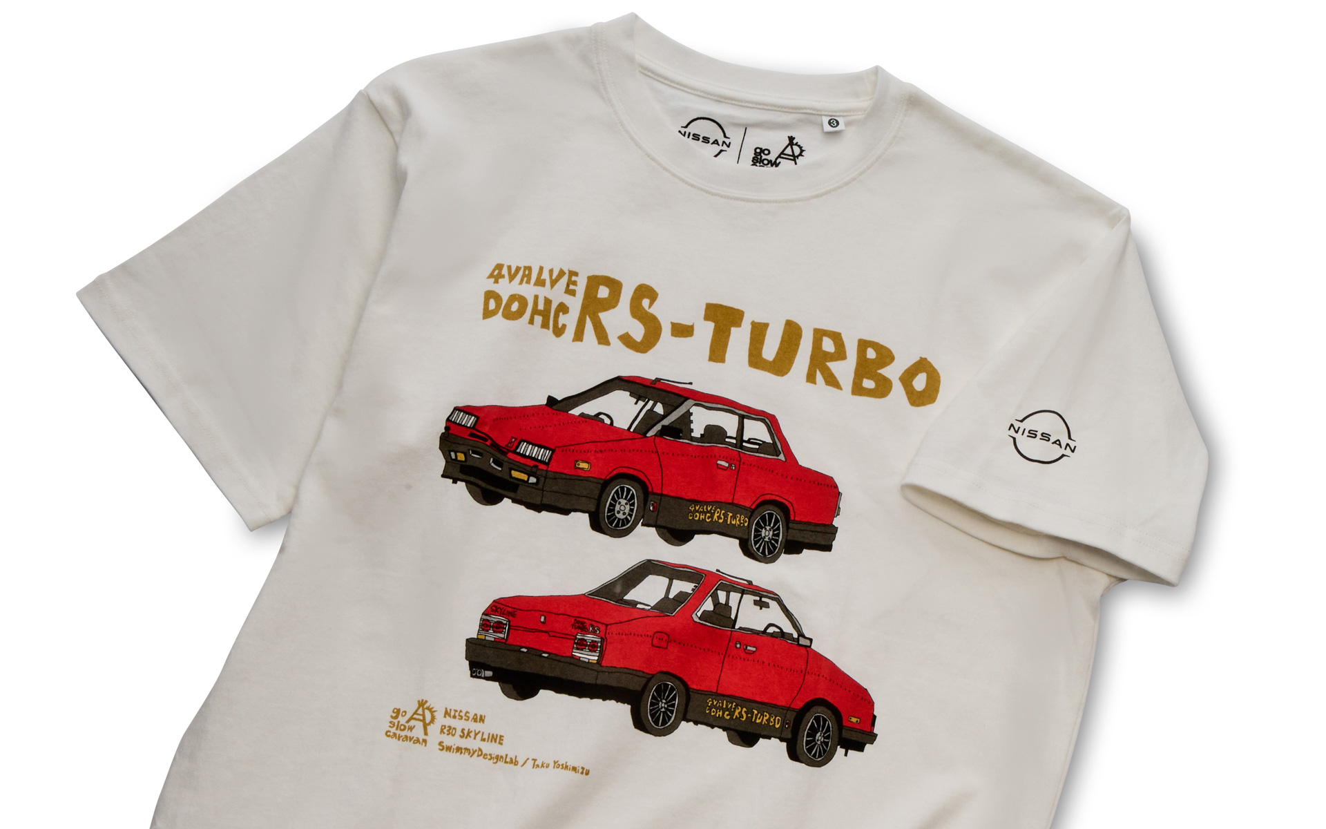 R30 スカイライン Tシャツ（ホワイト）