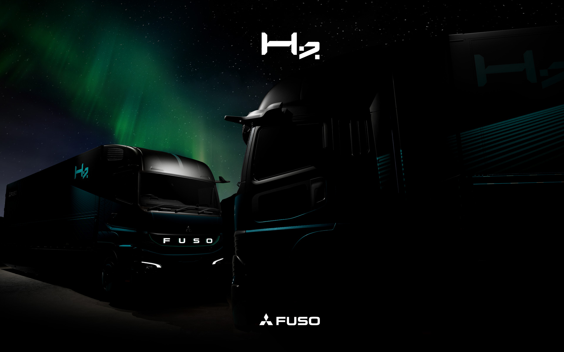 三菱ふそうトラック・バス、水素エンジン搭載大型トラック「H2IC」と液体水素を搭載する燃料電池大型トラック「H2FC」をジャパンモビリティショー2025で世界初公開する