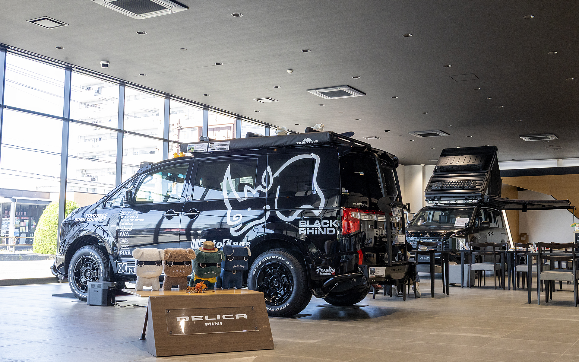 デリカシリーズのカスタムの提案を聞くことができるデリカベース。これまでにない新しい試みなだけにぜひ多くの人に見てほしい