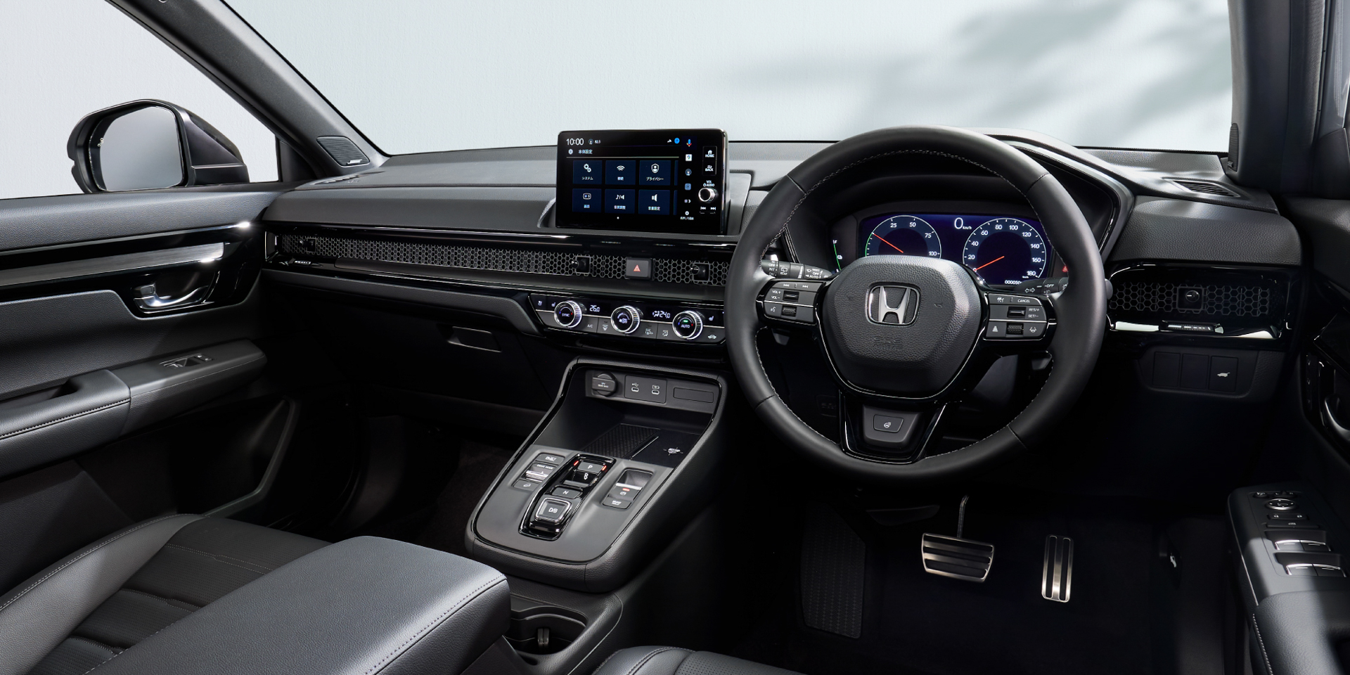 日本専用の「CR-V e:HEV RS BLACK EDITION」のインテリア
