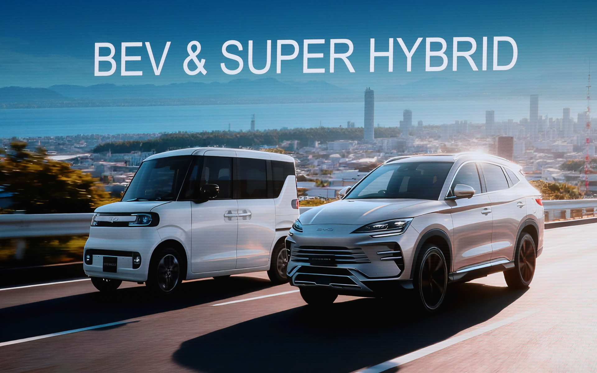 BYDは日本市場にBEVとスーパーハイブリッドを投入する
