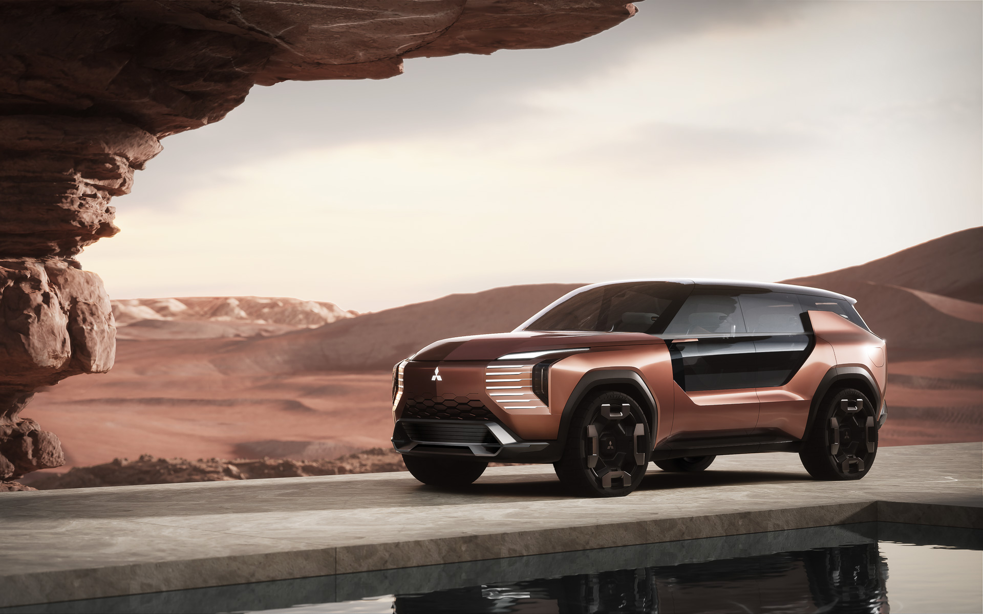 電動クロスオーバーSUVのコンセプトカー「MITSUBISHI ELEVANCE Concept」を世界初披露