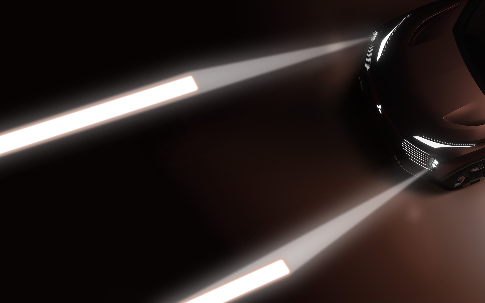 エクステリアでは先進的に表現した「ダイナミックシールド」を採用するとともに、ヘッドライトからボディサイドのキャラクターライン、テールランプへと直線的に連続する造形により、雄大で堂々としたデザインに仕上げた。ヘッドライトは安全に通れる道幅をドライバーに視覚的に伝える機能も有する