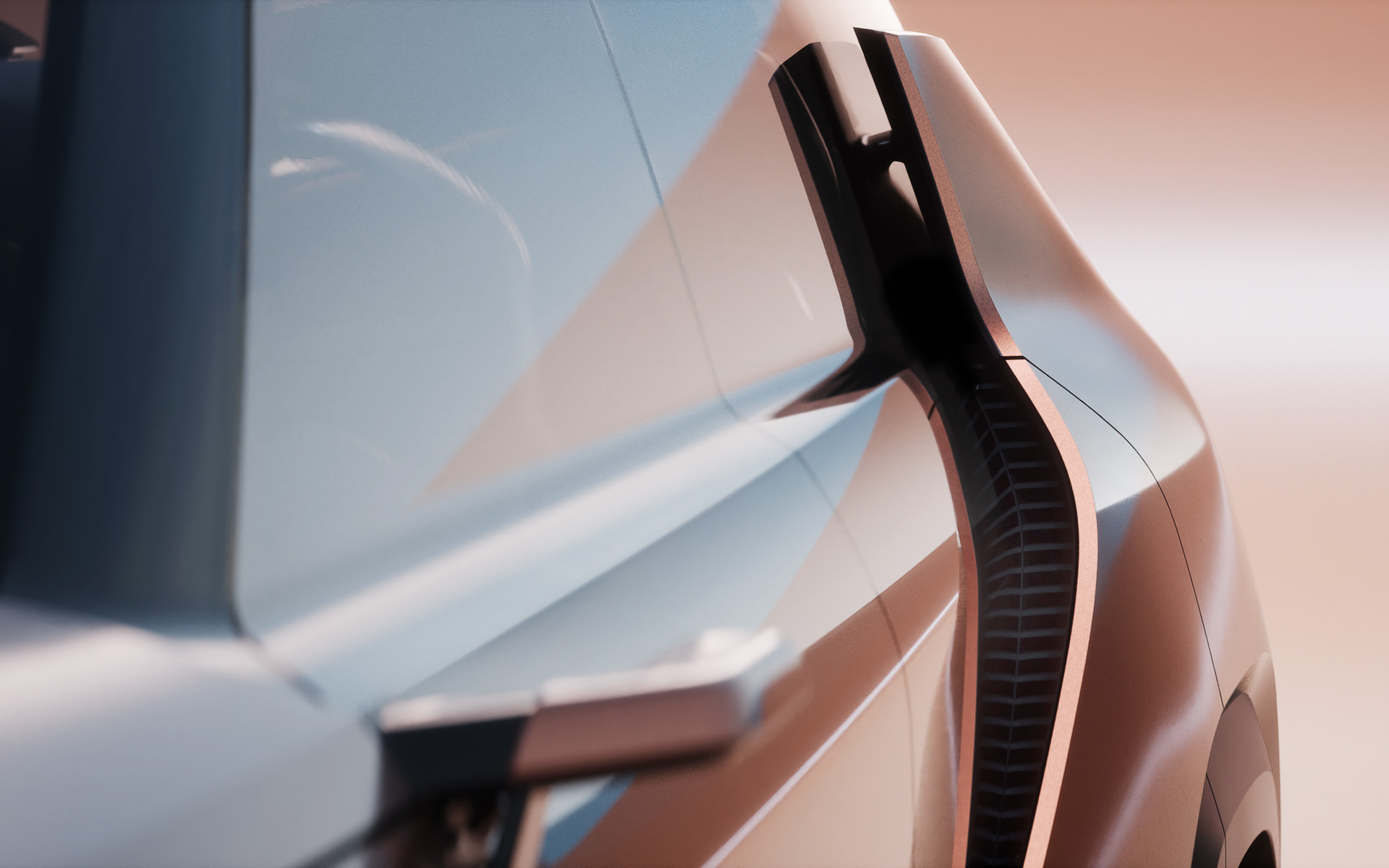 エクステリアでは先進的に表現した「ダイナミックシールド」を採用するとともに、ヘッドライトからボディサイドのキャラクターライン、テールランプへと直線的に連続する造形により、雄大で堂々としたデザインに仕上げた。ヘッドライトは安全に通れる道幅をドライバーに視覚的に伝える機能も有する