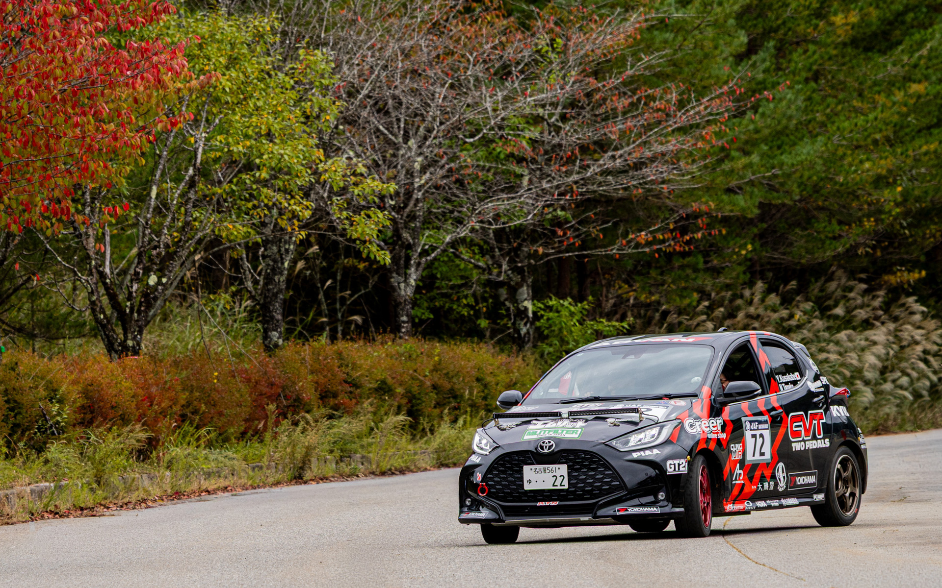 日下部選手の走り。ステージはすべてターマック路面