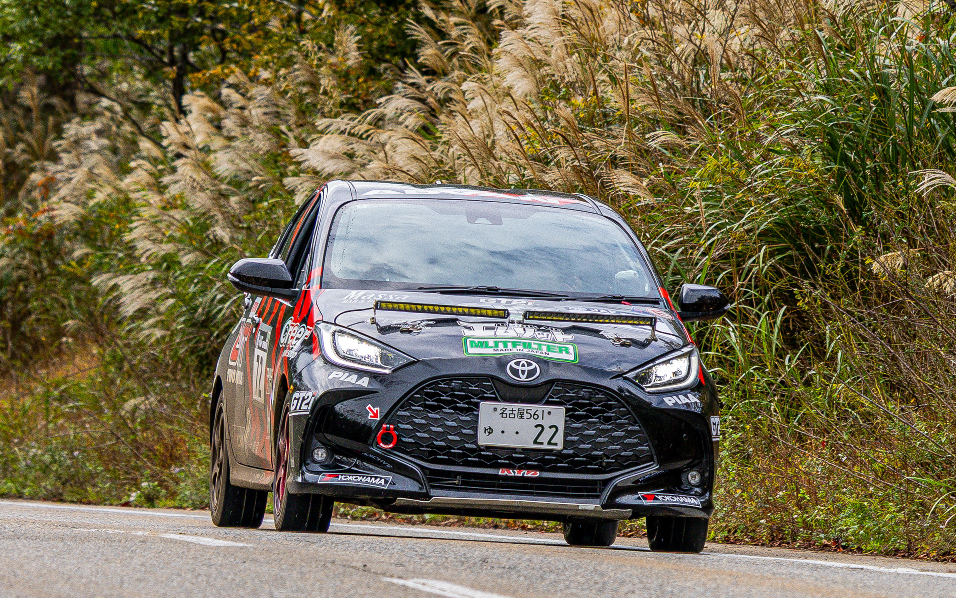 日下部選手の走り。ステージはすべてターマック路面