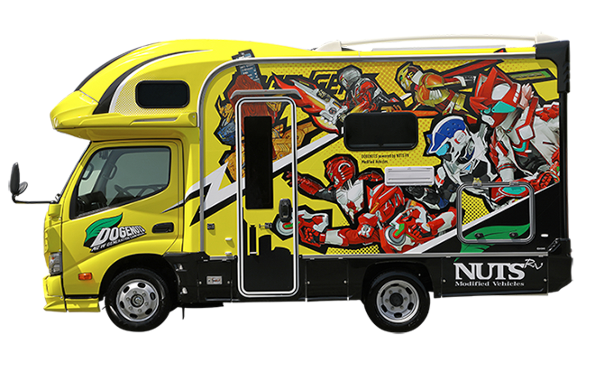 福岡発ヒーロー「ドゲンジャーズ」専用車両