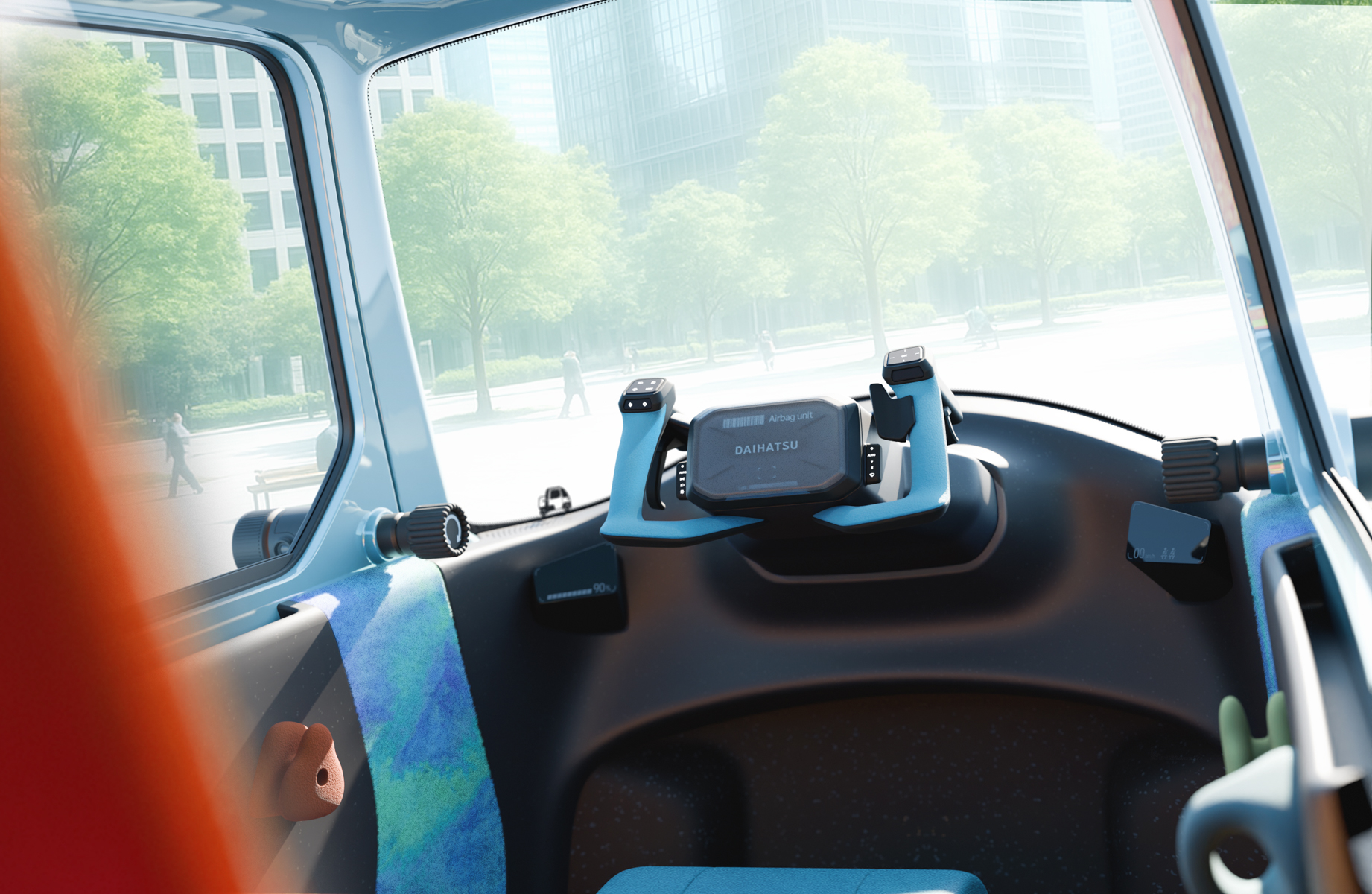 ミゼットXの内装イメージ