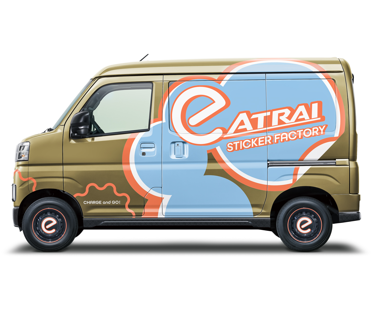 市販予定車「e-ATRAI STICKER FACTORY」