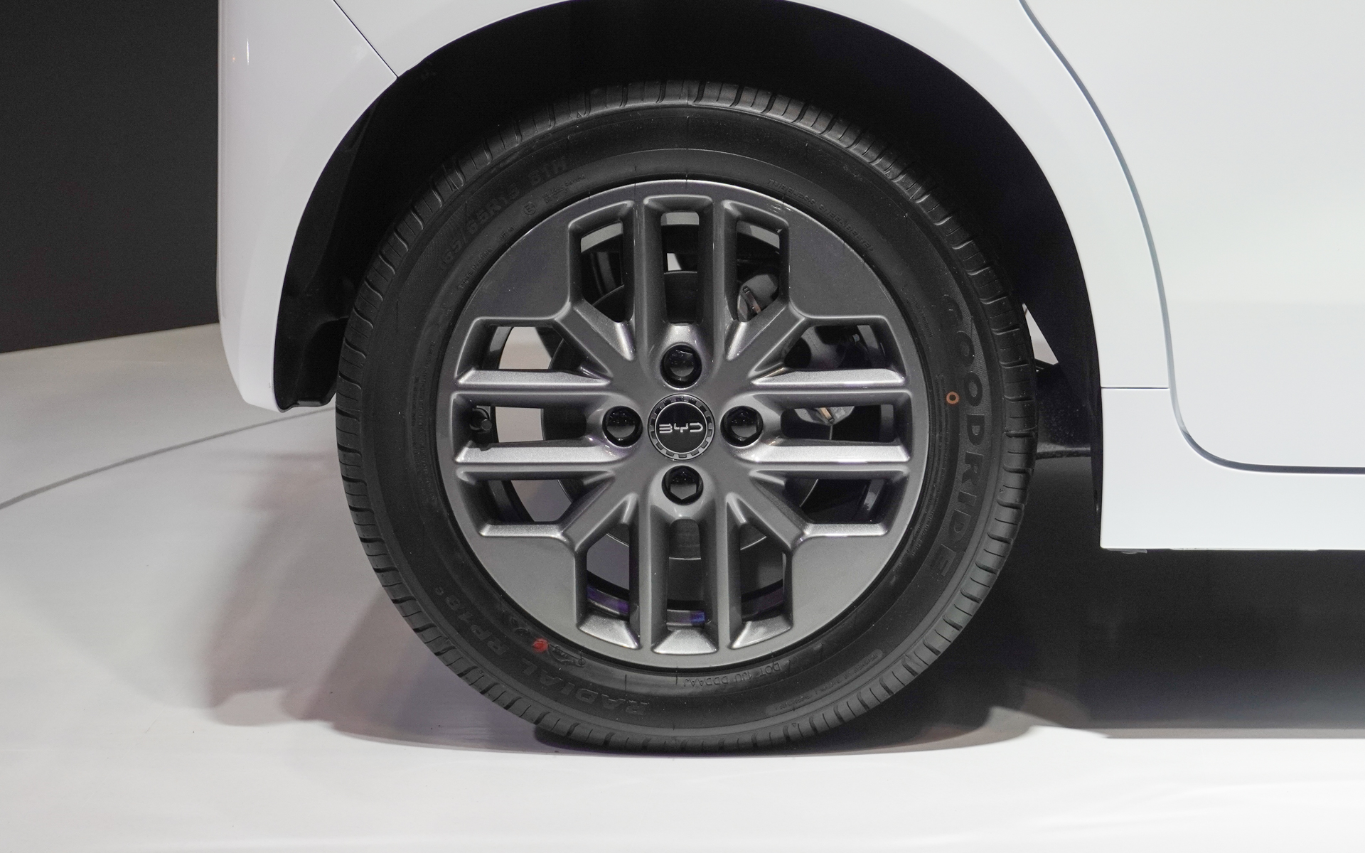 リアはディスクブレーキのようだ