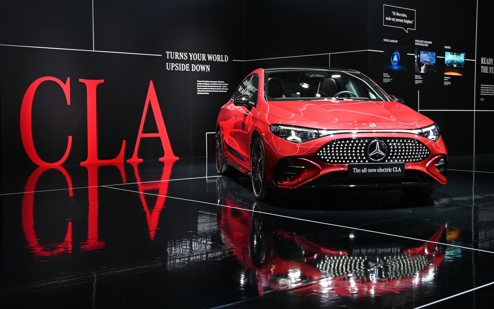 日本初公開の新型「CLA」