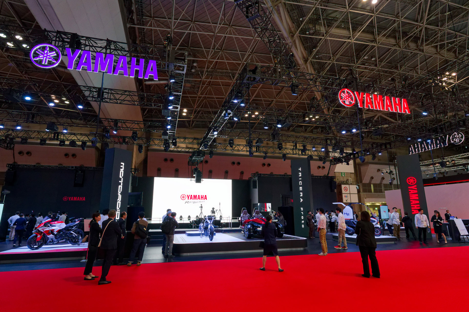 ヤマハ発動機のブース