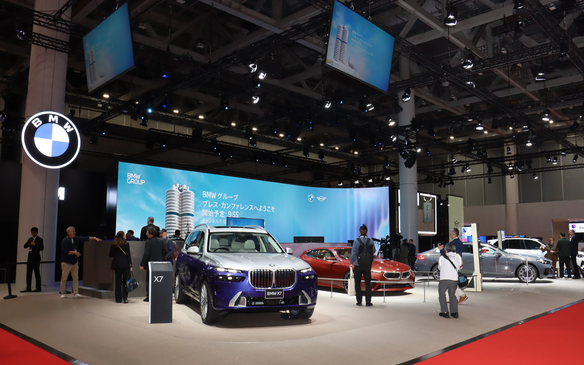 西展示棟1階 西1ホール・WP03にあるBMWブース