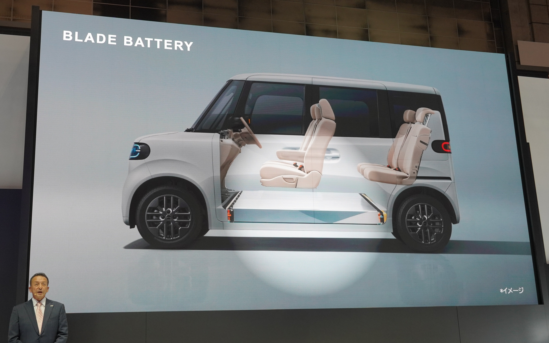 RACCOのバッテリは床下