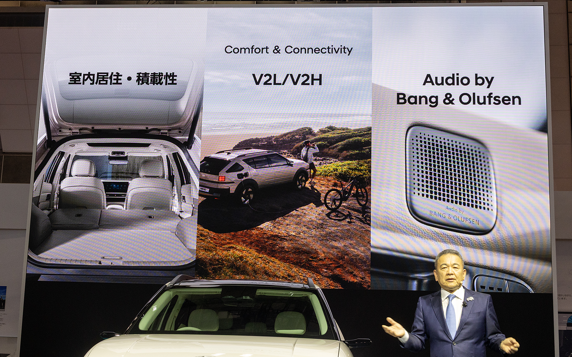 ネッソは居住性の高さも特徴となっている