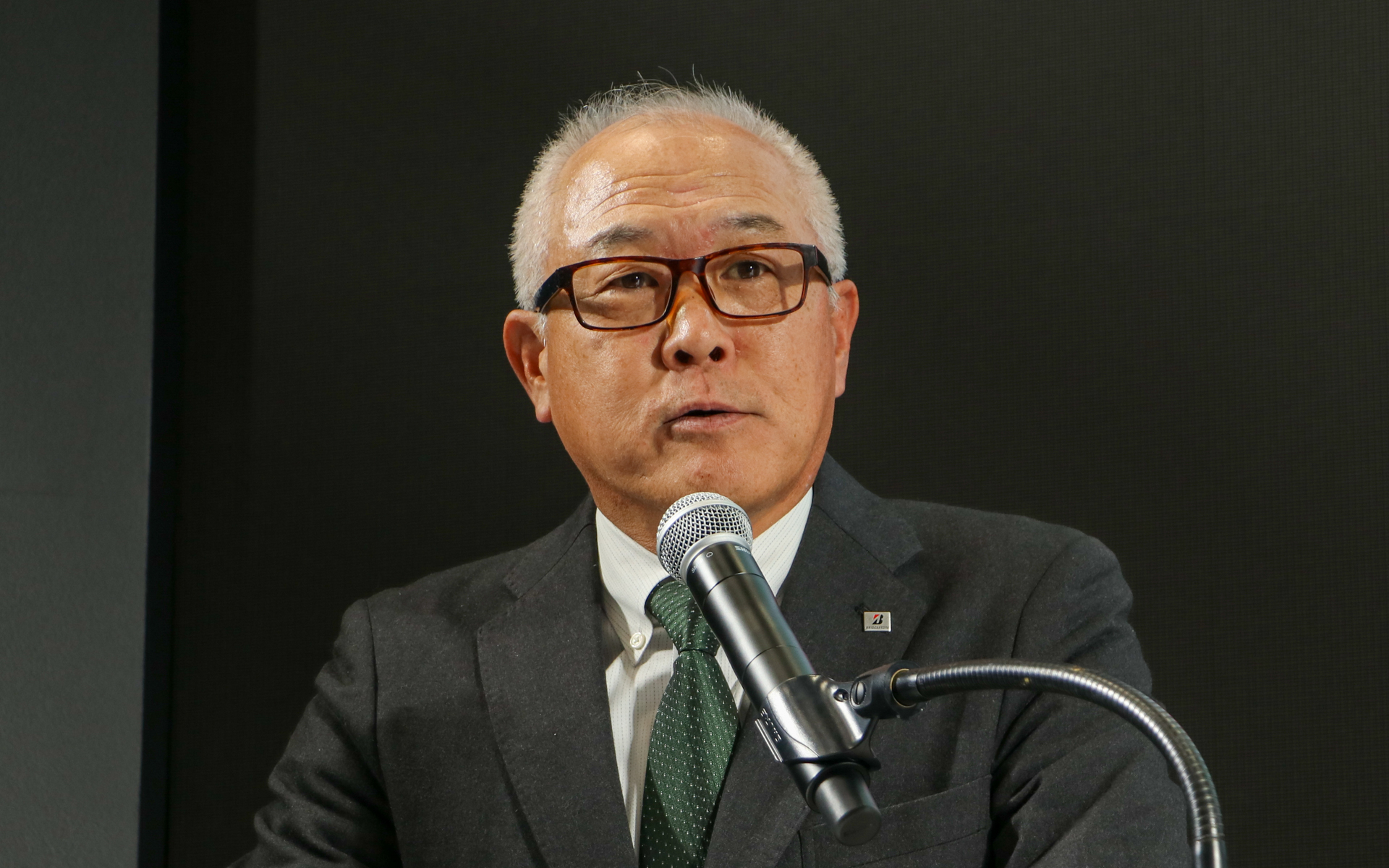 エバータイヤ イニシアチブについて説明する株式会社ブリヂストン 材料開発統括部門長 大月正珠氏