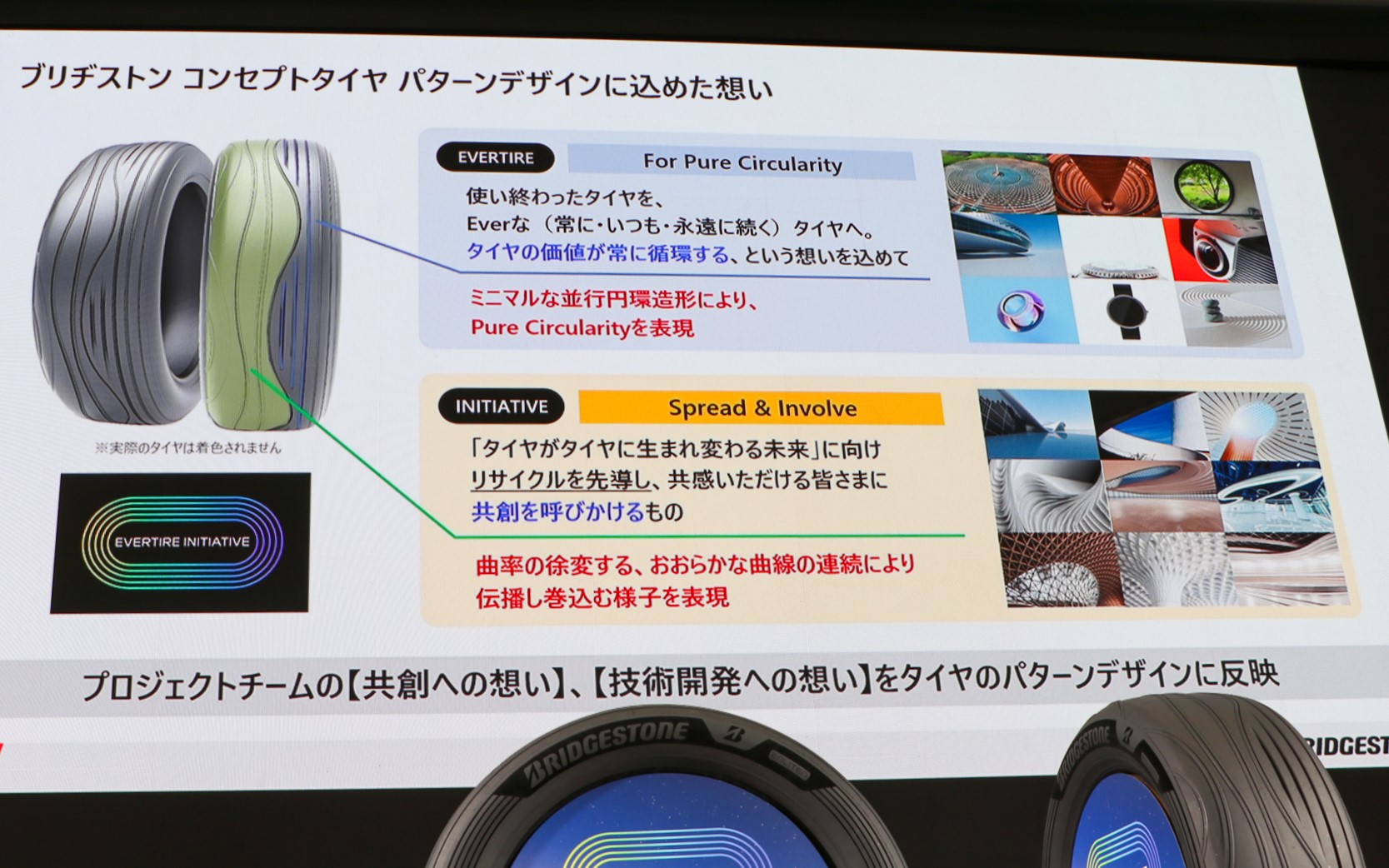 コンセプトタイヤのパターンデザインに込められた思い