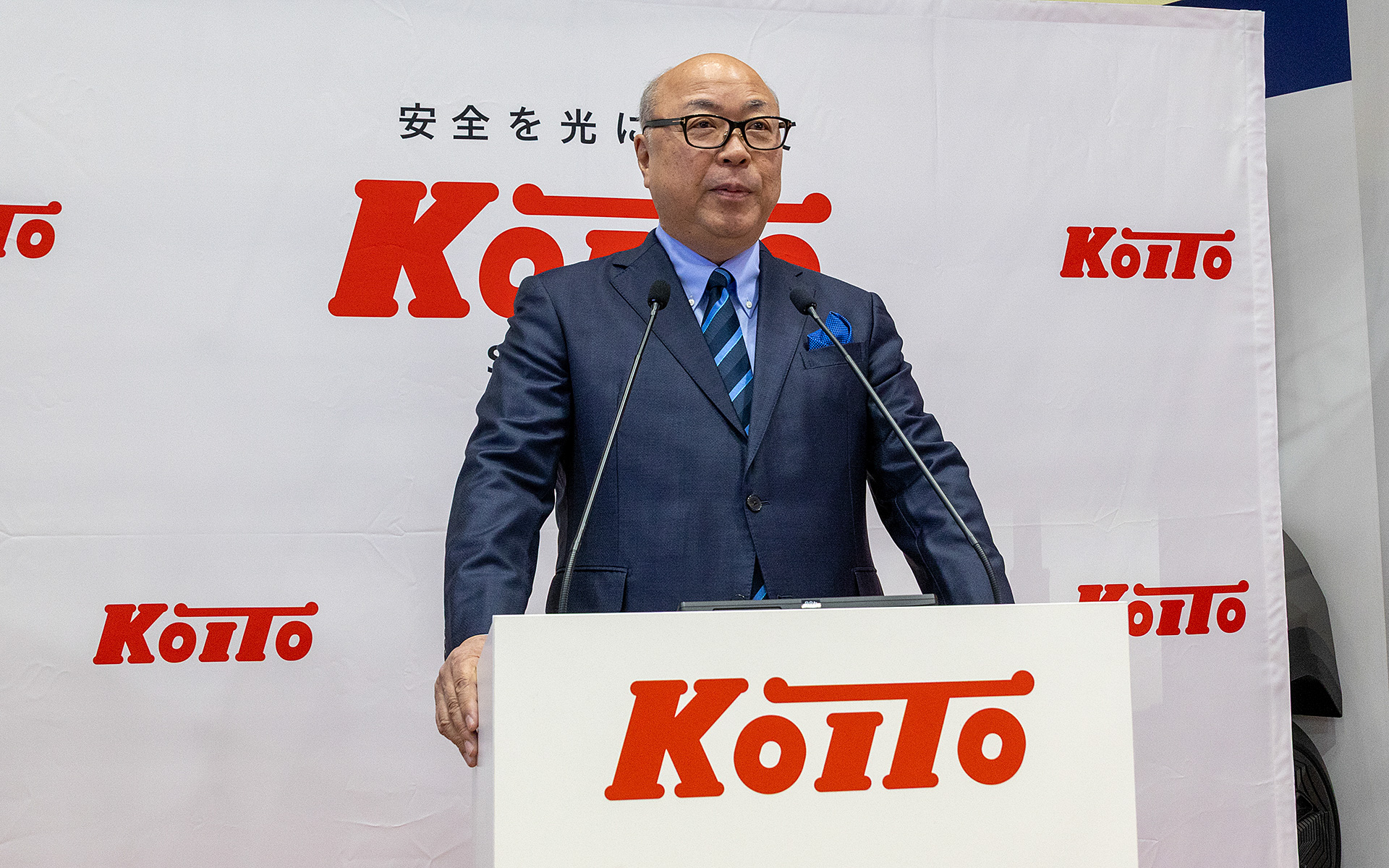 小糸製作所 代表取締役社長の加藤充明氏