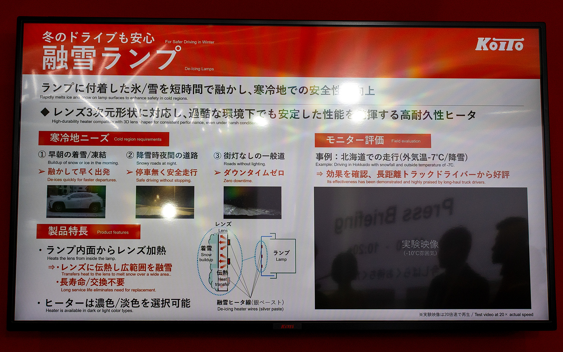 融雪ランプの解説