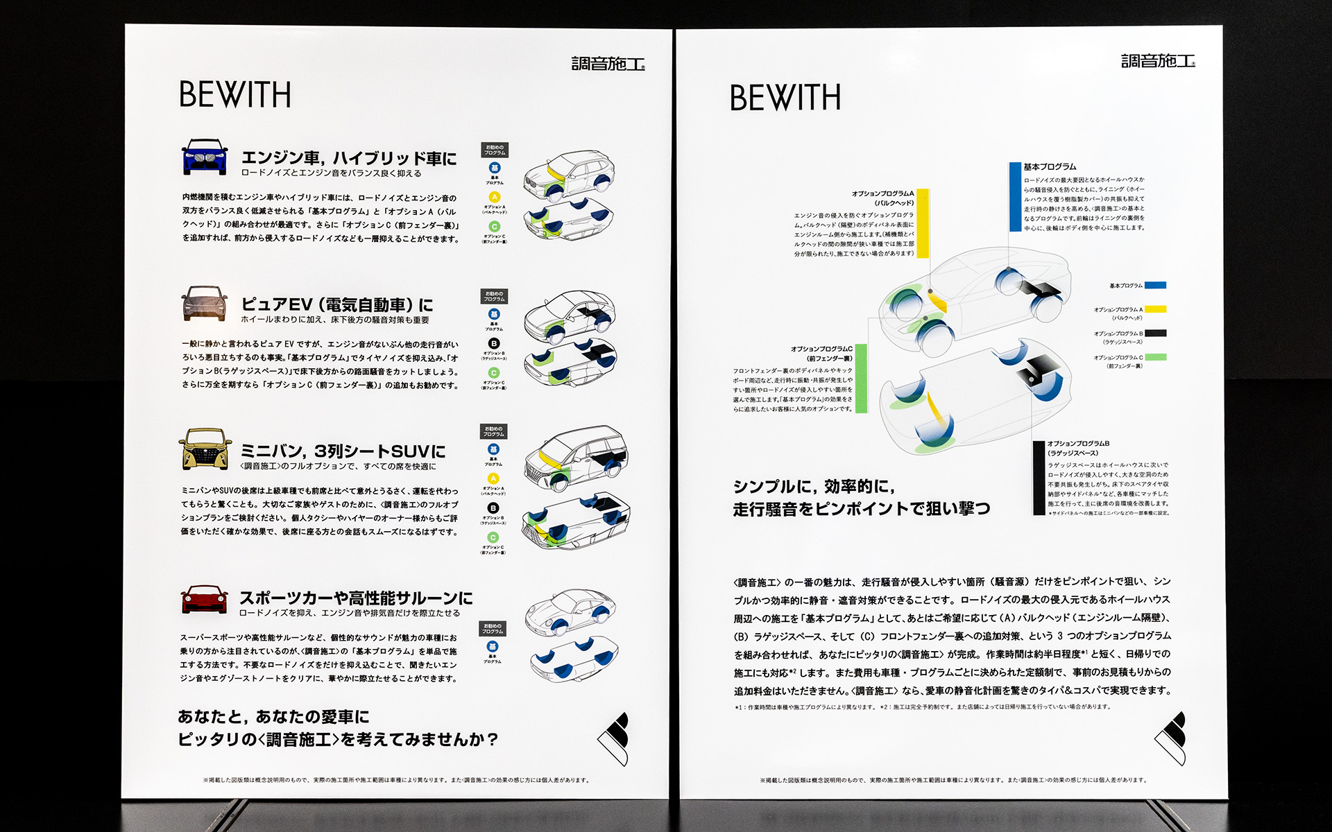 ビーウィズが行なっている調音施工