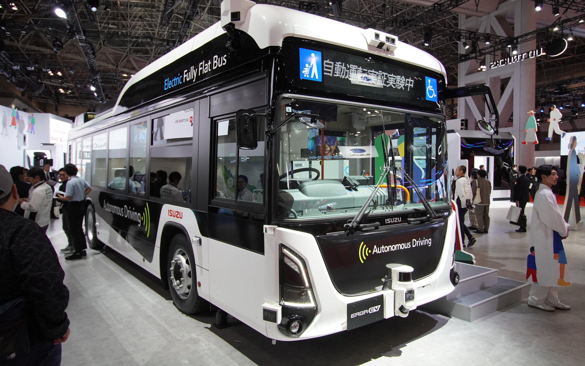 カメラ、LiDAR、ミリ波レーダーなどを搭載