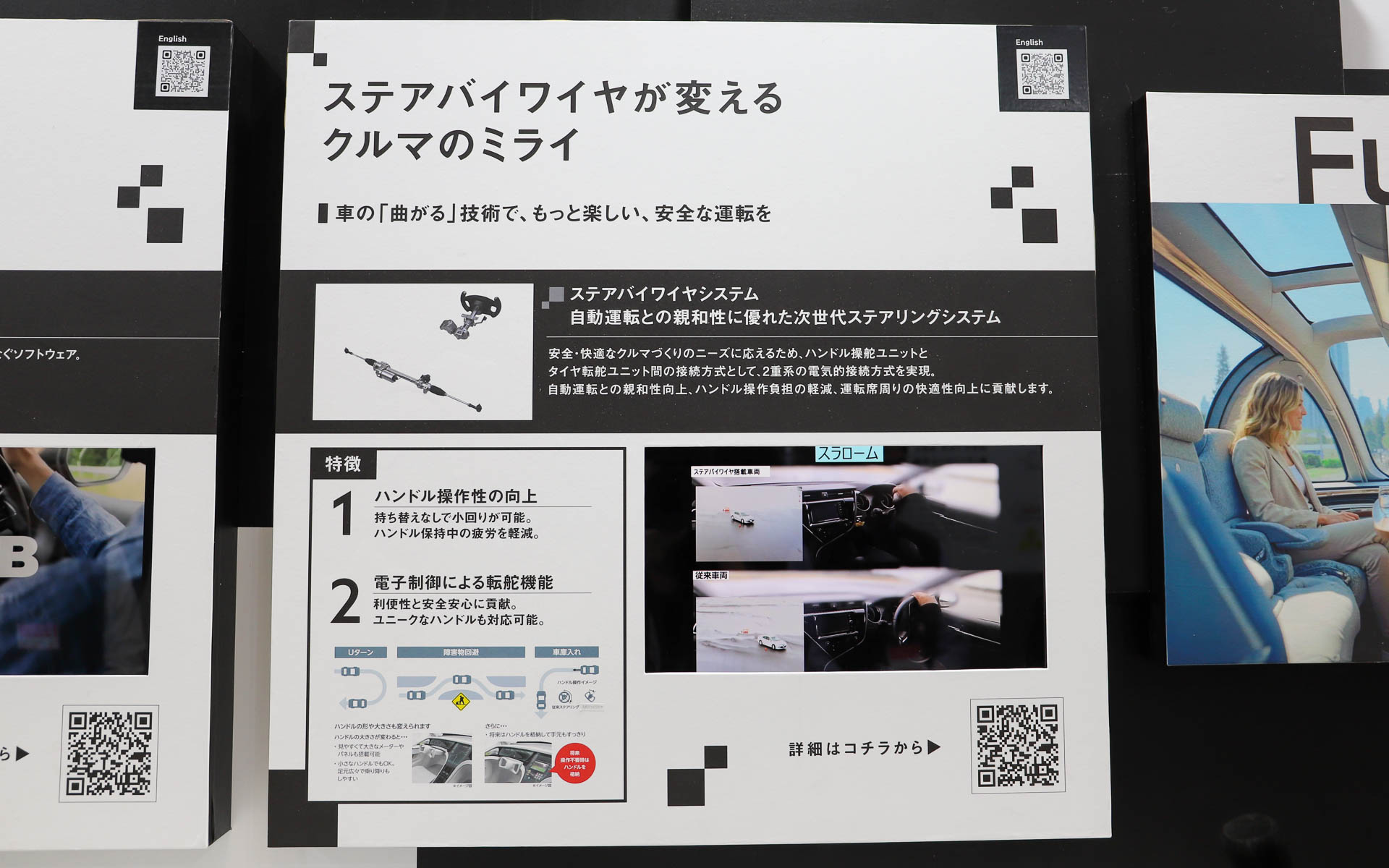 ステアバイワイヤシステムを搭載することで、未来のクルマの「曲がる技術」が進化する