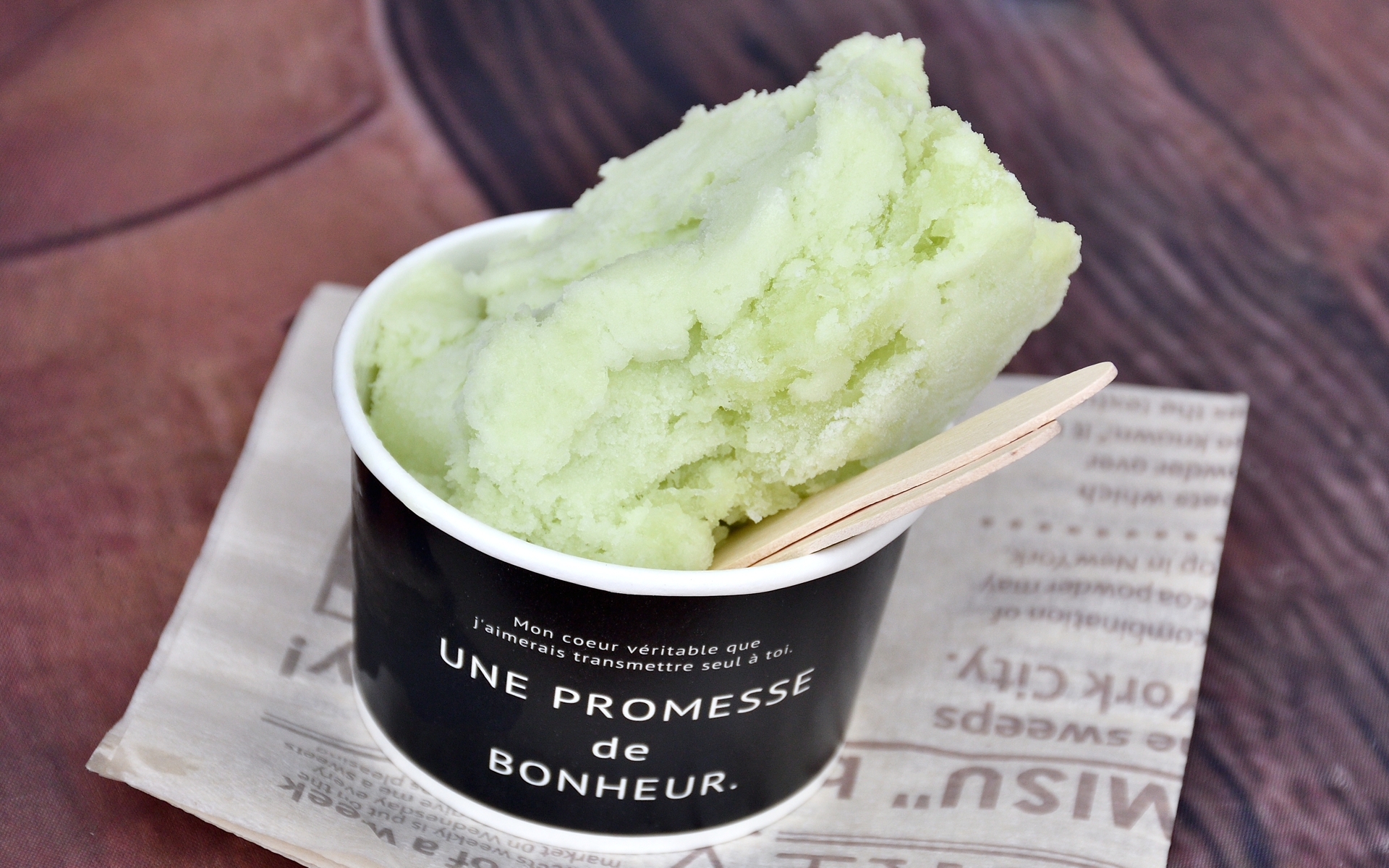 「イタリアンジェラート」（マスカットオブ・アレキサンドリア）800円