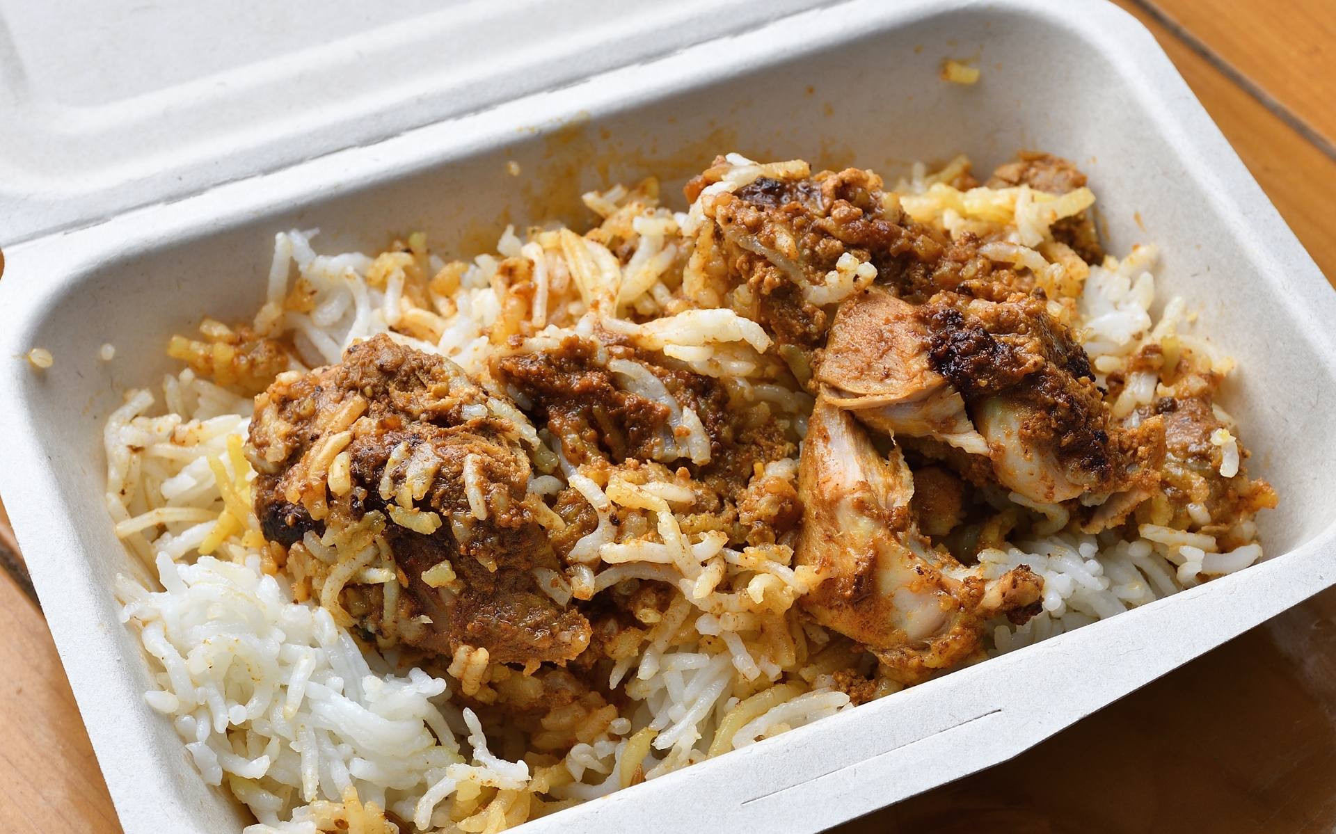 「ハイデラバードチキンビリヤニ」1000円