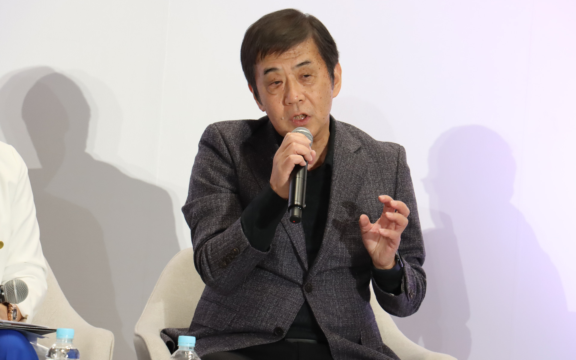 今日のイベントの雰囲気が自工会の実像だと語る片山会長