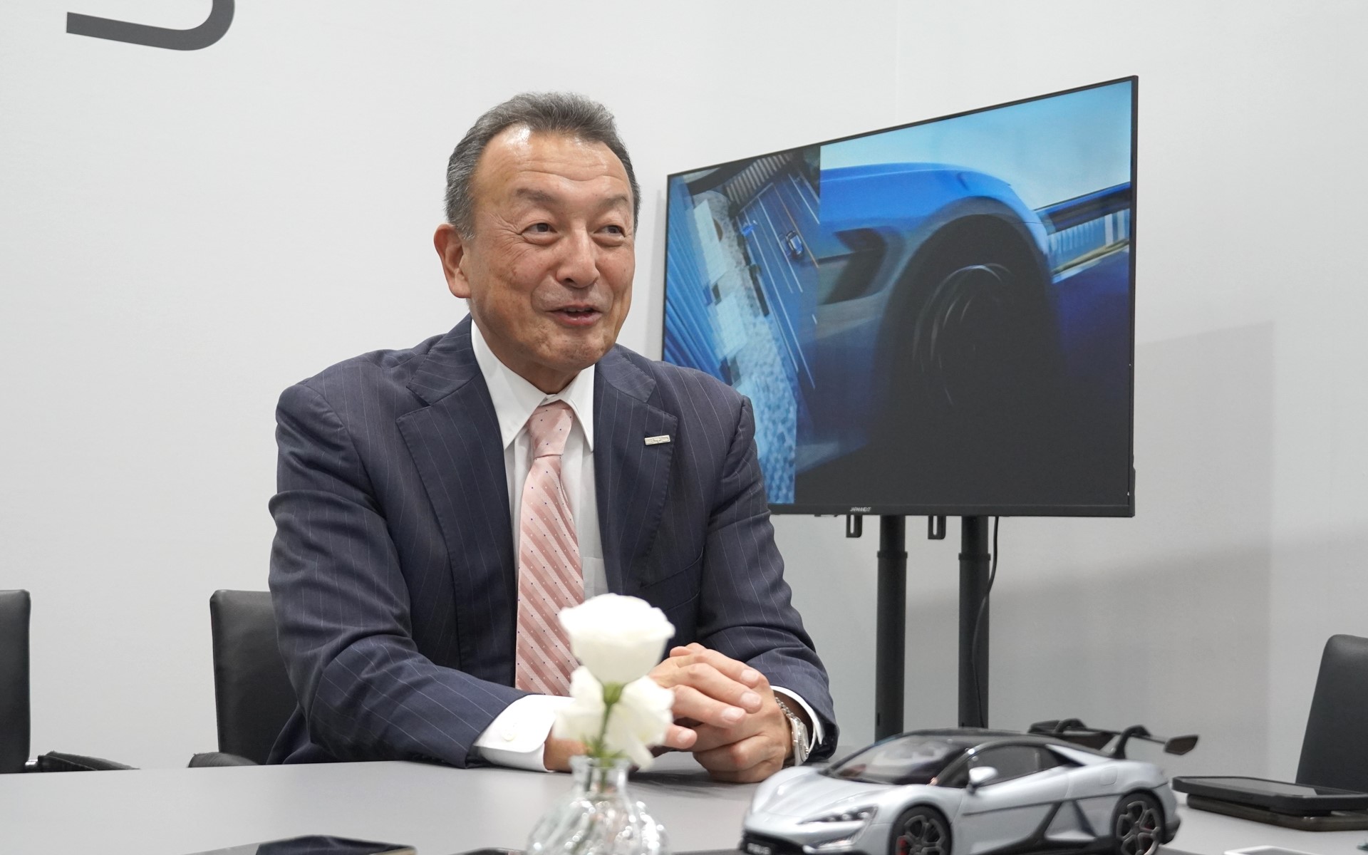 初期オーダー数を議論中という東福寺社長