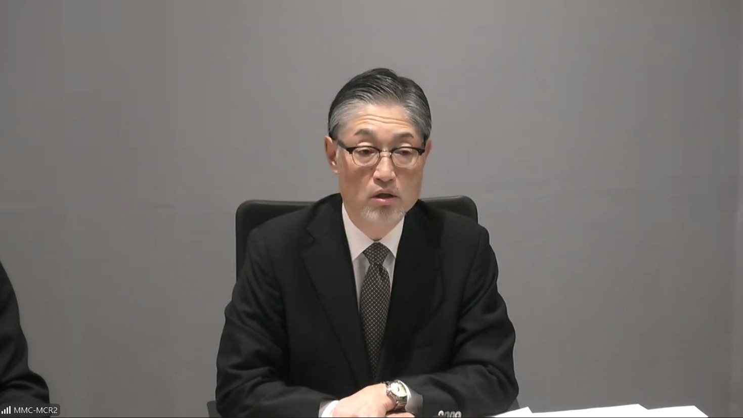 三菱自動車工業株式会社 代表執行役副社長（CFO）松岡健太郎氏