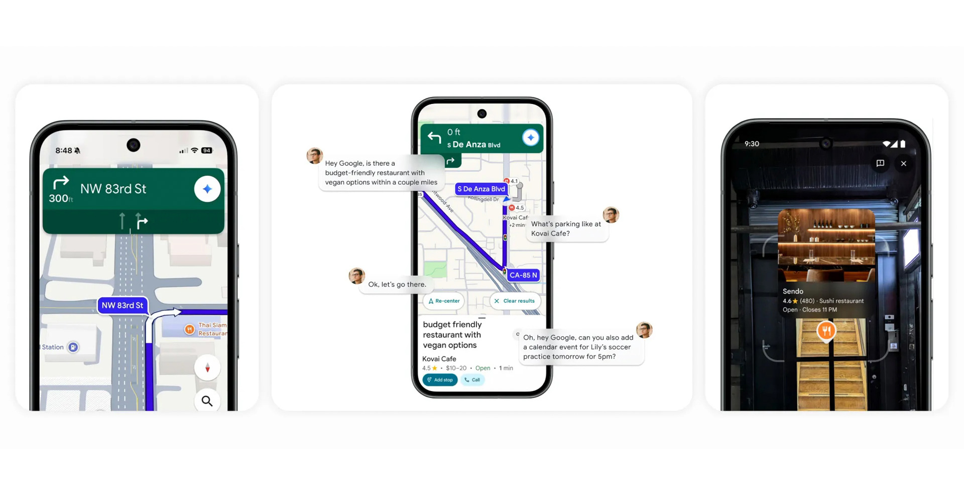 「Googleマップ」にAIアシスタント「Gemini」を搭載