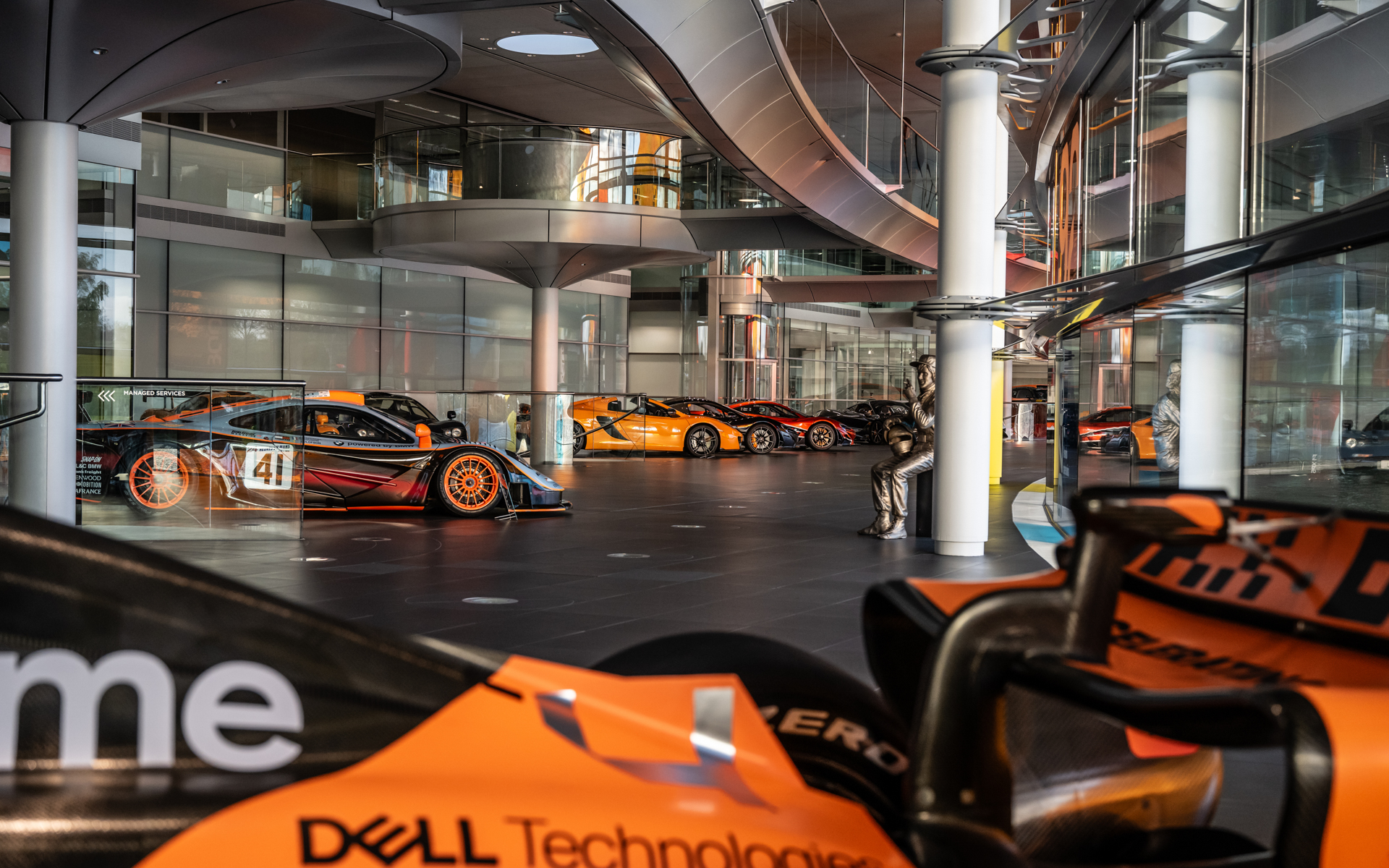 MTCの中にはいろいろなモデルが展示されている