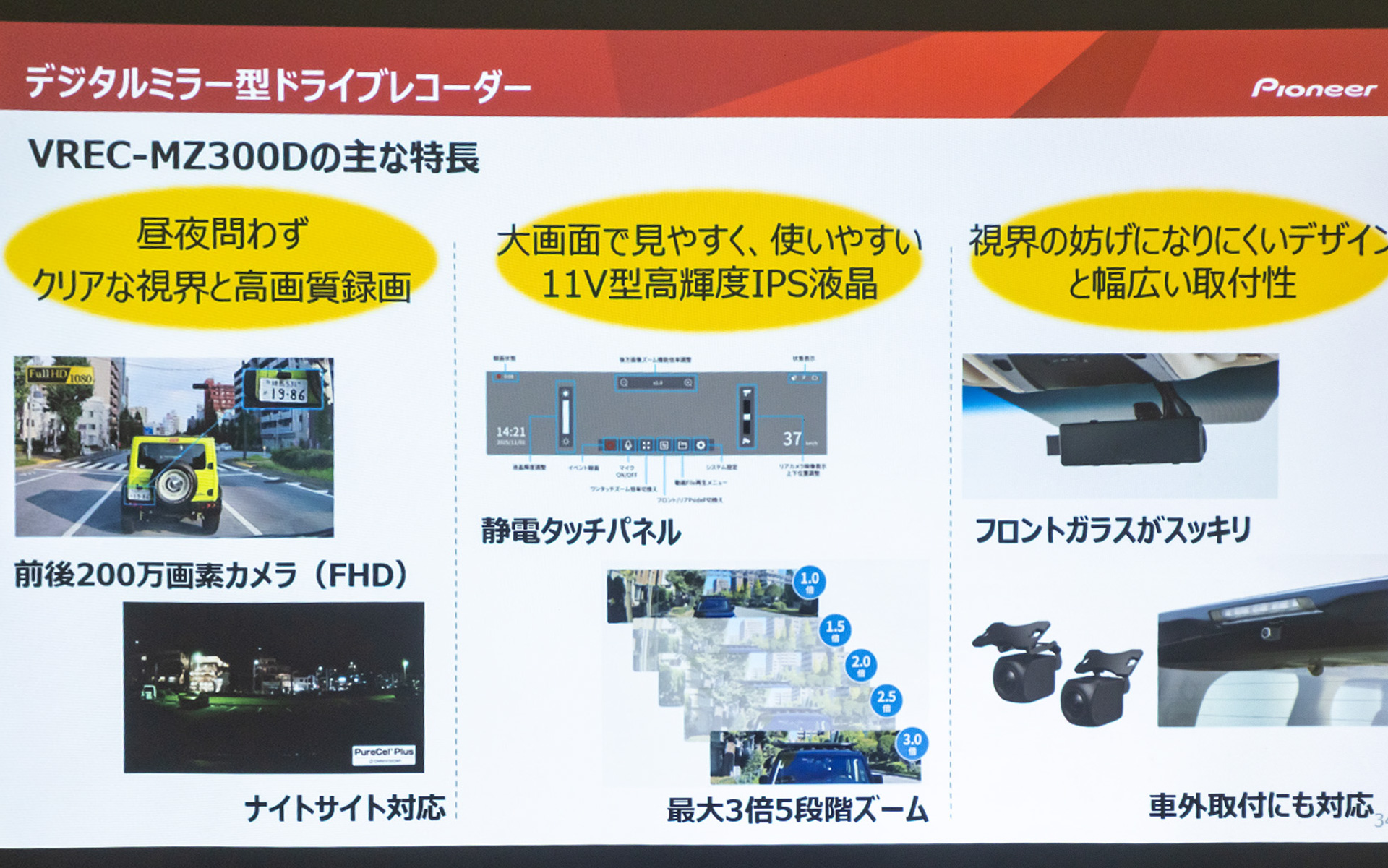 VREC-MZ300Dの特徴