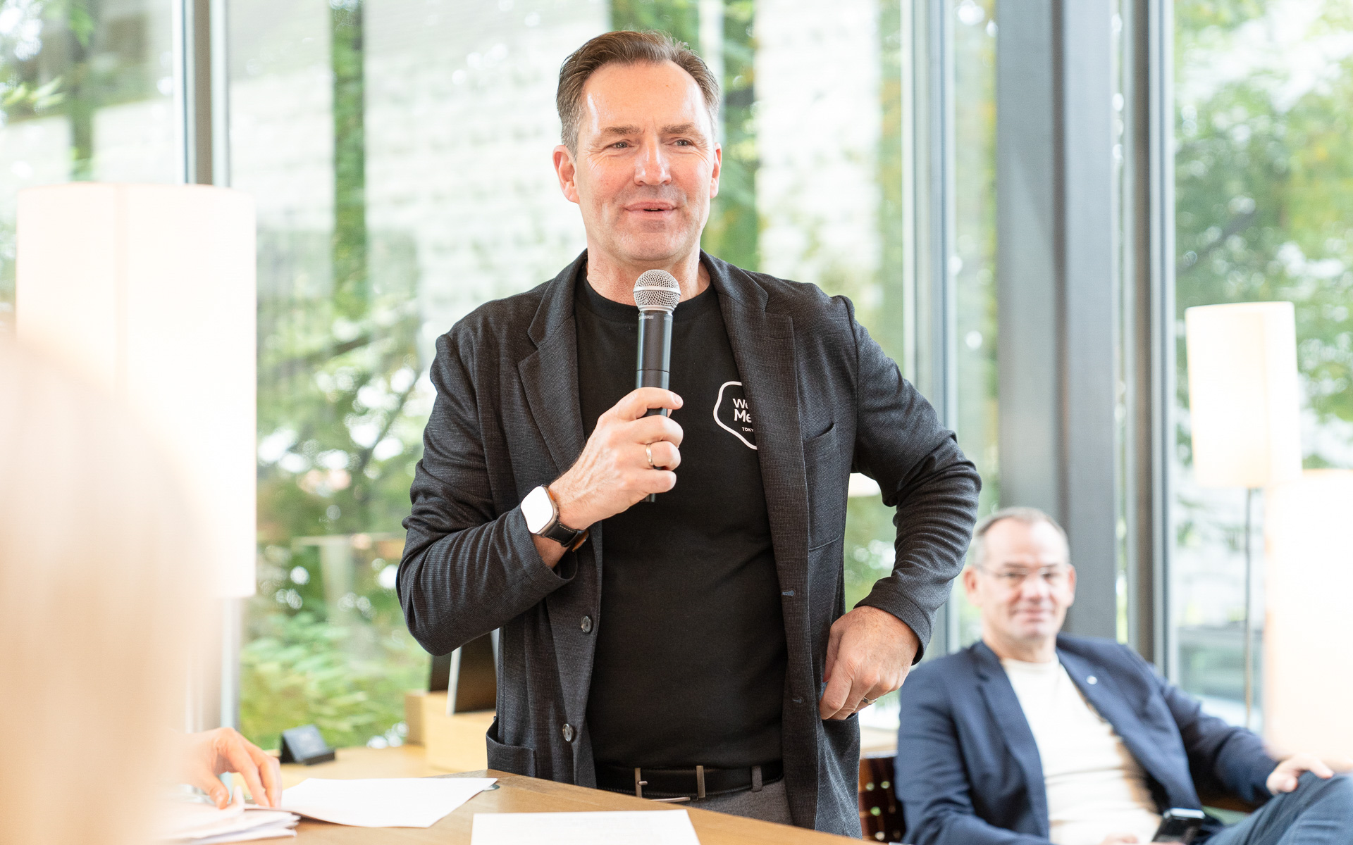 ジャパンモビリティショー2025の感想についても語ったトーマス・シェーファーCEO