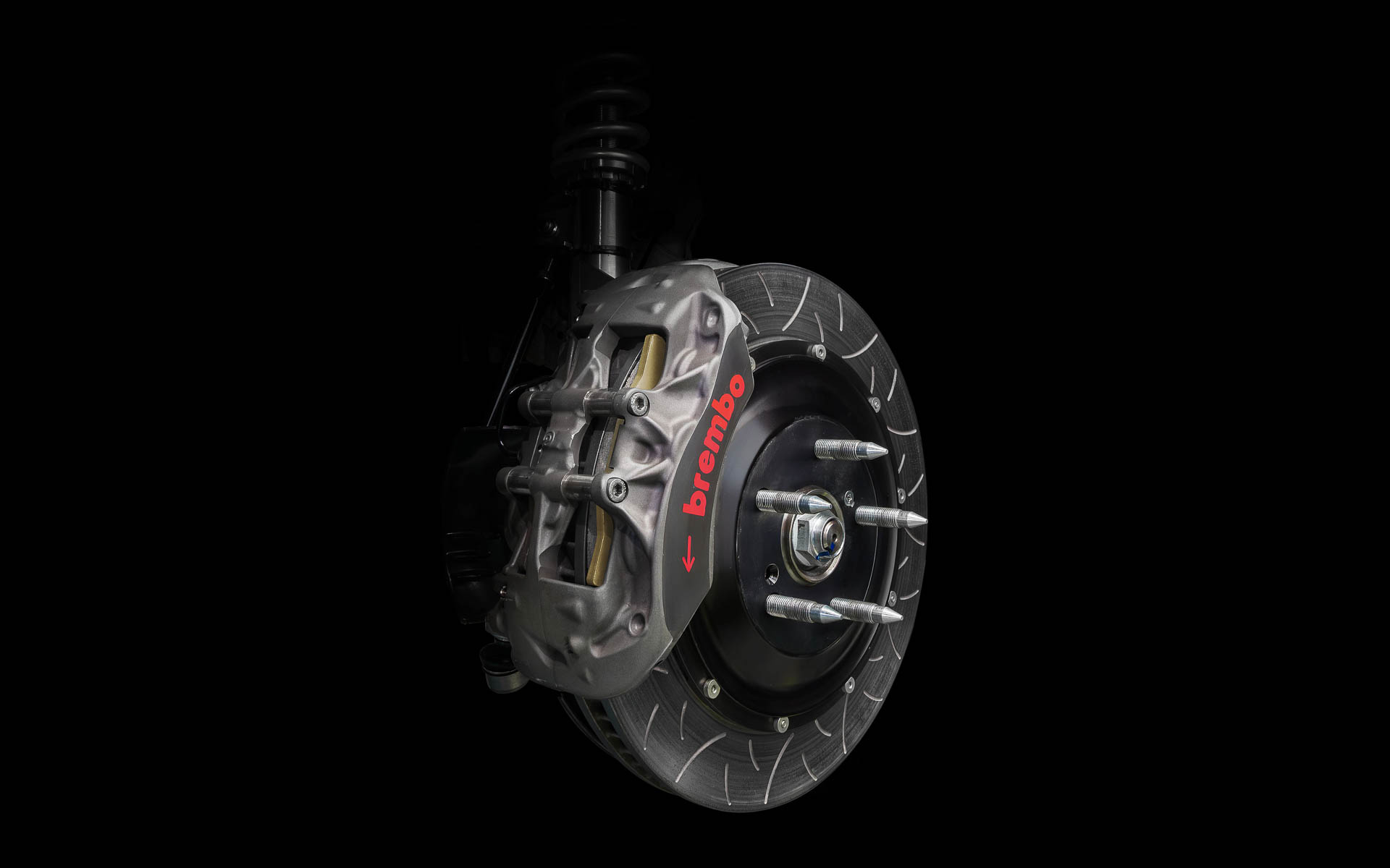 ハイパフォーマンスブレーキシステム（110万円）。2026年2月下旬発売予定。FR用ブレーキキャリパー、ブレーキディスク、ブレーキパイプ、ブレーキパッド、RR用ブレーキパッドの左右セット。ハイメタル材のブレーキパッドを採用しているため、ブレーキ鳴きが発生する場合があるとのこと