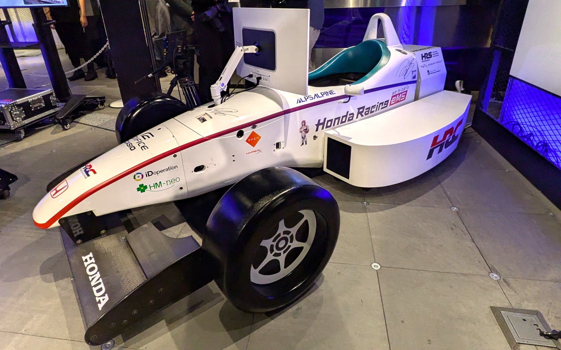 東京オートサロン2025やホンダのイベントなどで使用されてきた筐体で体感試乗会が実施された