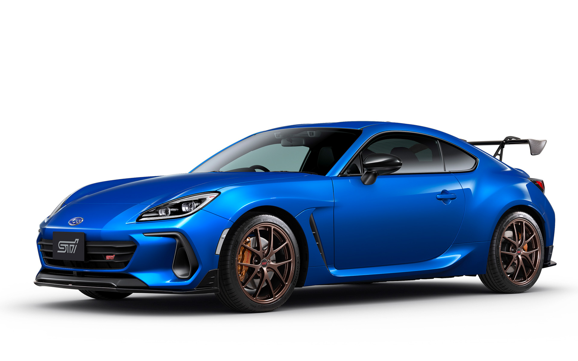 SUBARU BRZ STI Sport TYPE RA with Rear Spoiler（WRブルー・パール）