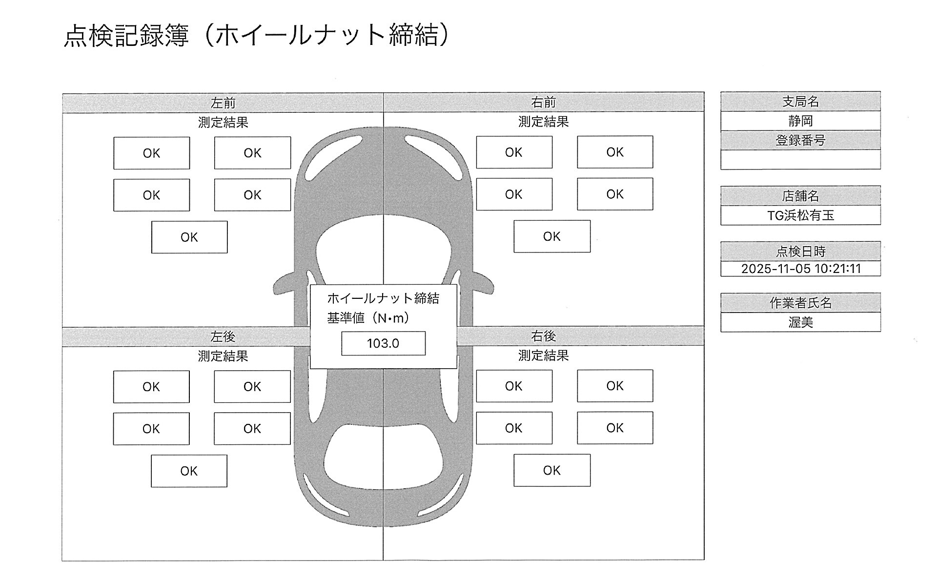 一部のタイヤガーデンでは「デジタルトルクレンチ」を導入していて、規定値までしっかり締められているかをタブレットで確認できるほか、店舗で履歴を確認できるなど、徹底して安全に配慮しているそうだ