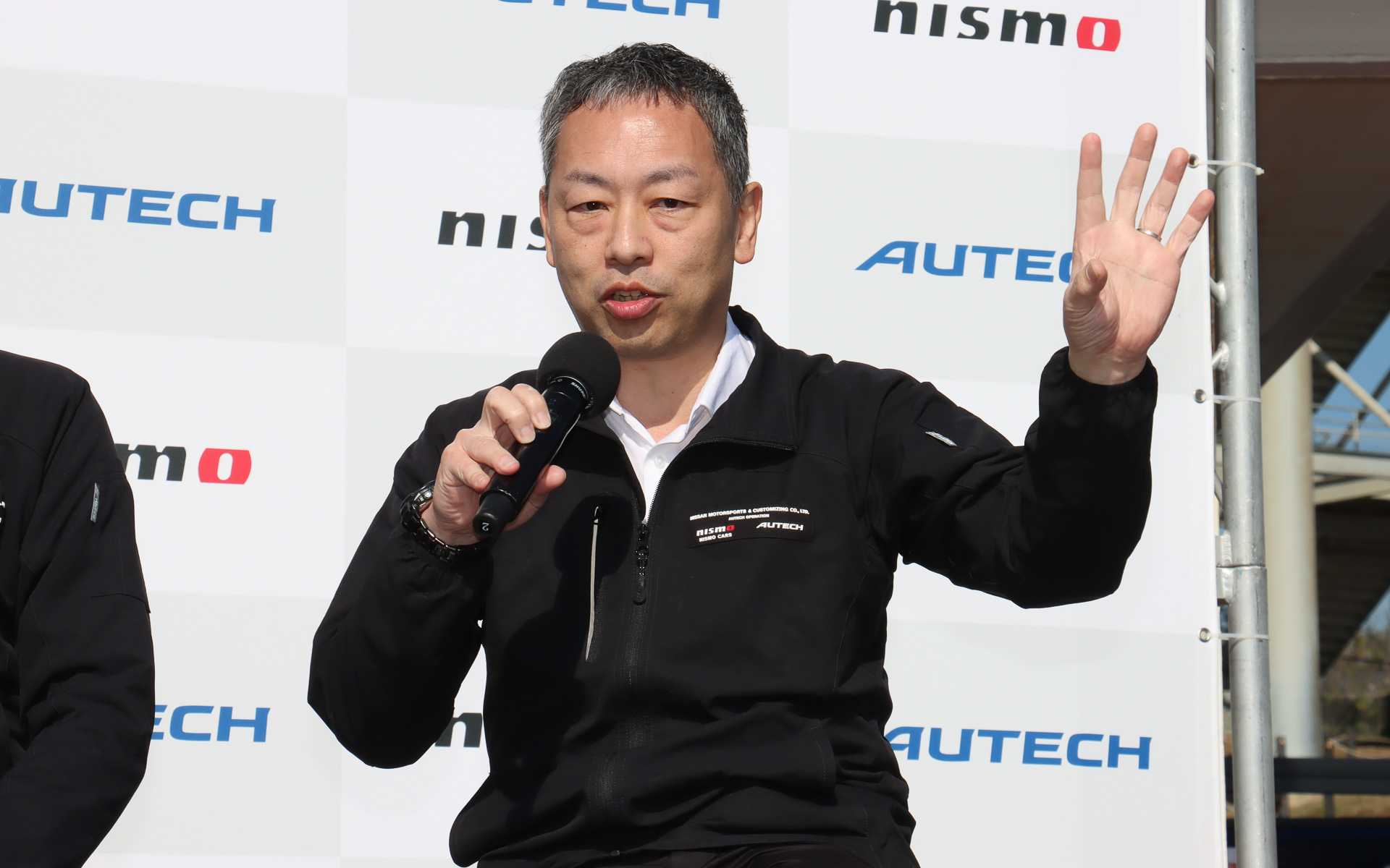 日産モータースポーツ＆カスタマイズ株式会社 カスタマイズ事業部 カスタマイズプロジェクト統括部 NISMO CARSプロジェクト統括グループ 主担 成富健一郎氏。商品企画のとりまとめを担当している