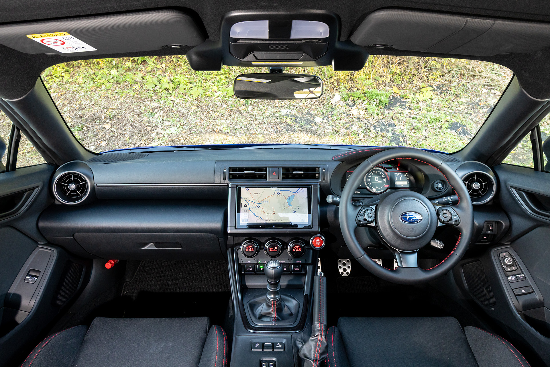BRZ STI Sport TYPE RAのインテリア